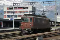 Re4/4 170 der BLS beim umsetzen in Buchs/SG.14.03.17