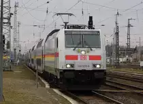 Am 13.03.2017 kam die 146 559-0 von DB Fernverkehr aus Richtung Braunschweig nach Stendal und fuhr weiter in Richtung Magdeburg .
