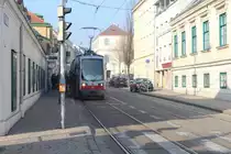 Wien Wiener Linien SL 62 (A1 73) XII, Meidling, Hetzendorfer Straße (Hst. Schloss Hetzendorf) am 16. Februar 2016.