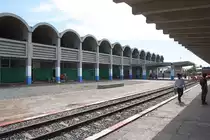 Aufnahmsgebäude der Sihanoukville Station am 18.März 2017.