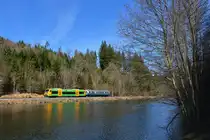 650 071 + VT 07 am 26.03.2017 bei Gumpenried. 