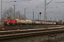 98 80 3294 874-3 D-DB mit einen Kesselwagenzug in Wanne-West. 29.03.2017