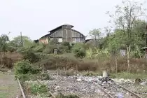  Ehemalige Wartungshalle der Battambang Station am 24.März 2017.