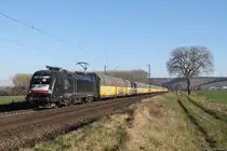 182 597 MRCE mit Altmannzug bei Retzbach-Zellingen am 28.03.2017