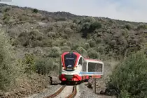 DMU 001 als ** (Catania Borgo-Randazo) bei Passo Zingaro 24.3.17