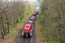 294 634-1 mit einer Übergabe in Plauen Chrieschwitz am 19.04.17.