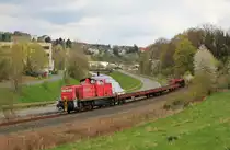 294 634-1 mit einer Übergabe in Plauen Zellwolle am 19.04.17.
