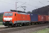 DB 189 026-8 am 19.04.2017  16:40 nördlich von Salzderhelden am BÜ 75,1 in Richtung Göttingen