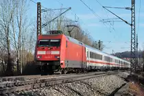 25.02.2017 Streckenabschnitt Uhingen 101 109-7