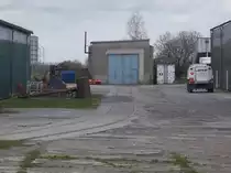 Der ehemalige Anschluß ACZ Bergen/Rügen am 16.April 2017.