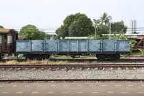 บ.ข.ส.165 (บ.ข.ส. = B.H.S./Bogie High Sided Wagon, Commonwealth Engineering Ltd. - Rocklea-Queensland-Australien, Bauj. 1961) am 25.März 2017 im Bf. Thon Buri.