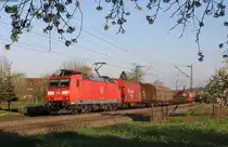 185 104-7 mit einem Mischer bei Kollmarsreute 7.4.17