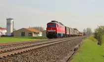 232 093-5 (51617) zu sehen am 25.04.17 in Waldershof.