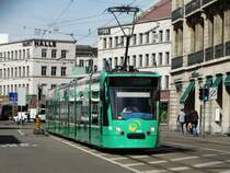 BVB Basel Be 6/8 Siemens Combino 308 am 23.03.17 in Basel SBB Bhf