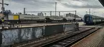 Der Bahnhof Nagykanizsa und die Umgebung am 27.04.2017. 