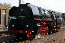 01 0509-8 im Eisenbahnmuseum Bochum Dahlhausen, am 30.04.2017.