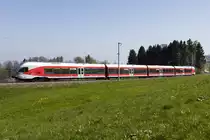 SOB, RABe 526, 051, 08.04.2017, Samstagern 


