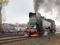 Weiterer Teilnehmer an der Dampflokparade in Wolsztyn am 29. April 2017 war TKt48-18.

