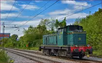 SŽ 642-301 fährt als Lokzug durch Maribor-Tabor Richtung Tezno VBF. /10.5.2017