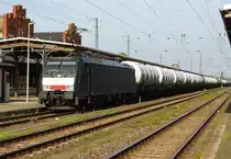 Am 12.05.2017 kam die 189 802-2 von der CTL Logistics GmbH,(MRCE Dispolok) (ex 91 80 6189 802-2 D-PRESS) aus Richtung Berlin nach Stendal und fuhr weiter in Richtung Salzwedel .
