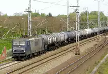 Am 12.05.2017 kam die 143 249-1 von der RBH Logistics GmbH, aus Richtung Stendal und fuhr weiter in Richtung Wittenberge .