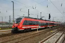 442 812-4 verlässt am 13.5.2017 als RE50 (RE16517)  Saxonia  nach Dresden Hauptbahnhof den Leipziger Hauptbahnhof. 