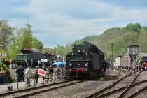 41 1150-6 war am 29.4.17 bei den Führerstandsmitfahrten eingeteilt und hatte reichlich zu tun.

Bochum Dahlhausen 29.04.2017