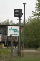 SH 0 zeigt diese Gleissperrsignal in Rheinsberg (Mark)13.05.2017 08:12 Uhr.