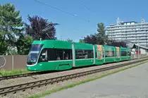 Be 6/8 Flexity 5015, auf der Linie 14, fährt zur Haltestelle Kästeli. Die Aufnahme stammt vom 17.05.2017.