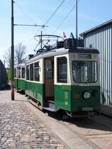 Ehem. Wagen 206 der Grazer Strassenbahn im Strassenbahnmuseum Amsterdam. April 2007