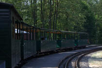 Bis zu 5 Wagen können in einen Personenzug der Waldbahn Bad Muskau eingestellt werden.30.05.2017 10:00 Uhr Weißwasser.