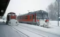627 005 + 213 334  Freudenstadt Hbf  08.02.99