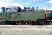 Die Dampflokomotive TKl100 im Eisenbahnmuseum Warschau (August 2011)