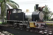 63 (C-n2, Brush, Bauj. 1911, Fab.Nr. 324) am 14.Mai 2017, aufgestellt beim Bf. Kabin Buri.