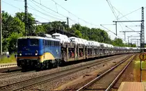 Am 02.06.2017 kam die 140 759-2 von der evb Logistik aus Richtung Magdeburg nach Niederndodeleben und fuhr weiter in Richtung Braunschweig . 