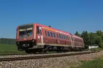 Der dezent angeschlagen ausschauende 611 016 konnte am 26.05.17 bei der durchfahrt durch die Betriebsstelle Arnegg aufgenommen werden. 
