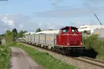 212 371-9 mit einem Aushubzug bei Lauffen 15.5.17