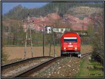 �BB Hercules 2016 095-8 erklimmt eine Steigung in Richtung P�ls. Fohnsdorf am 13.04.2007