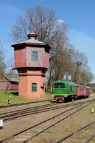 Rangierfahrt im Bf Anyksciai mit TU2-131 am 12.05.2017