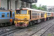 ALD 4307 (Co'Co', de, Alsthom, Bj.1983) wartet am 30.Mai 2017 im Depot Hua Lamphong auf ihren nächsten Einsatz.