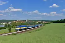 754 059 mit einem R am 02.06.2017 bei Náměšť nad Oslavou.