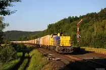 277 003 (92 80 1277 003-0 D-SETG) mit Güterzug am 27.05.2017 in Nabburg