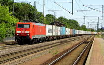 Am 02.06.2017 kam die 189 003-7 von der DB Cargo Deutschland AG, aus Richtung Magdeburg nach Niederndodeleben und fuhr weiter in Richtung Braunschweig .