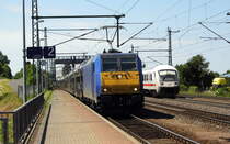 Am 02.06.2017 kam die 146 519-4 von der HSL Logistik GmbH, aus Richtung Braunschweig nach Niederndodeleben und fuhr weiter in Richtung Magdeburg .