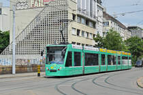 Be 6/8 Combino 315, auf der Linie 6, fährt zur Haltestelle Morgartenring. Die Aufnahme stammt vom 23.05.2017.