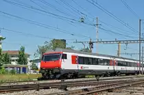 Bt 50 85 28-94 902-9 durchfährt den Bahnhof Pratteln. Die Aufnahme stammt vom 26.05.2017.