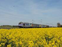 Melsheim, den 24 April 2017 : 67434 mit dem  Tour en fosse  Strassburg - Thionville.