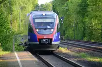 Die Euregiobahn (RB20) kommt aus Düren nach Herzogenrath,Stolberg-Rheinland(Hbf) und kommt aus Richtung Aachen-West,Laurensberg,Richterich und hält in Kohlscheid und fährt in Richtung Herzogenrath. 
Aufgenommen von Bahnsteig 2 in Kohlscheid. 
Bei Sonnenschein am Abend vom 21.5.2017.