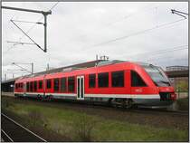 Ein Triebzug der Baureihe 648 verl��t den Bahnhof von G�ttingen am 07.04.2007.