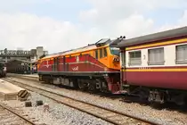 GEA 4532 (Co'Co', de, General Electric, Bj.1995) fährt am 31.Mai 2017 in Hua Lamphong ein.